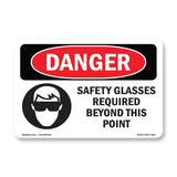 Safety Glasses Required Beyond This Point