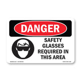 Safety Glasses Required In This Area