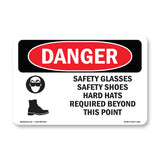 Safety Glasses Safety Shoes Hard Hats