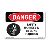 Safety Harness And Lifeline Required