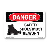 Safety Shoes Must Be Worn