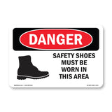 Safety Shoes Must Be Worn In This Area