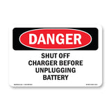 Shut Off Charger Before Unplugging Battery