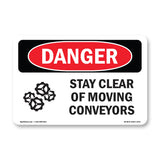 Stay Clear Of Moving Conveyors
