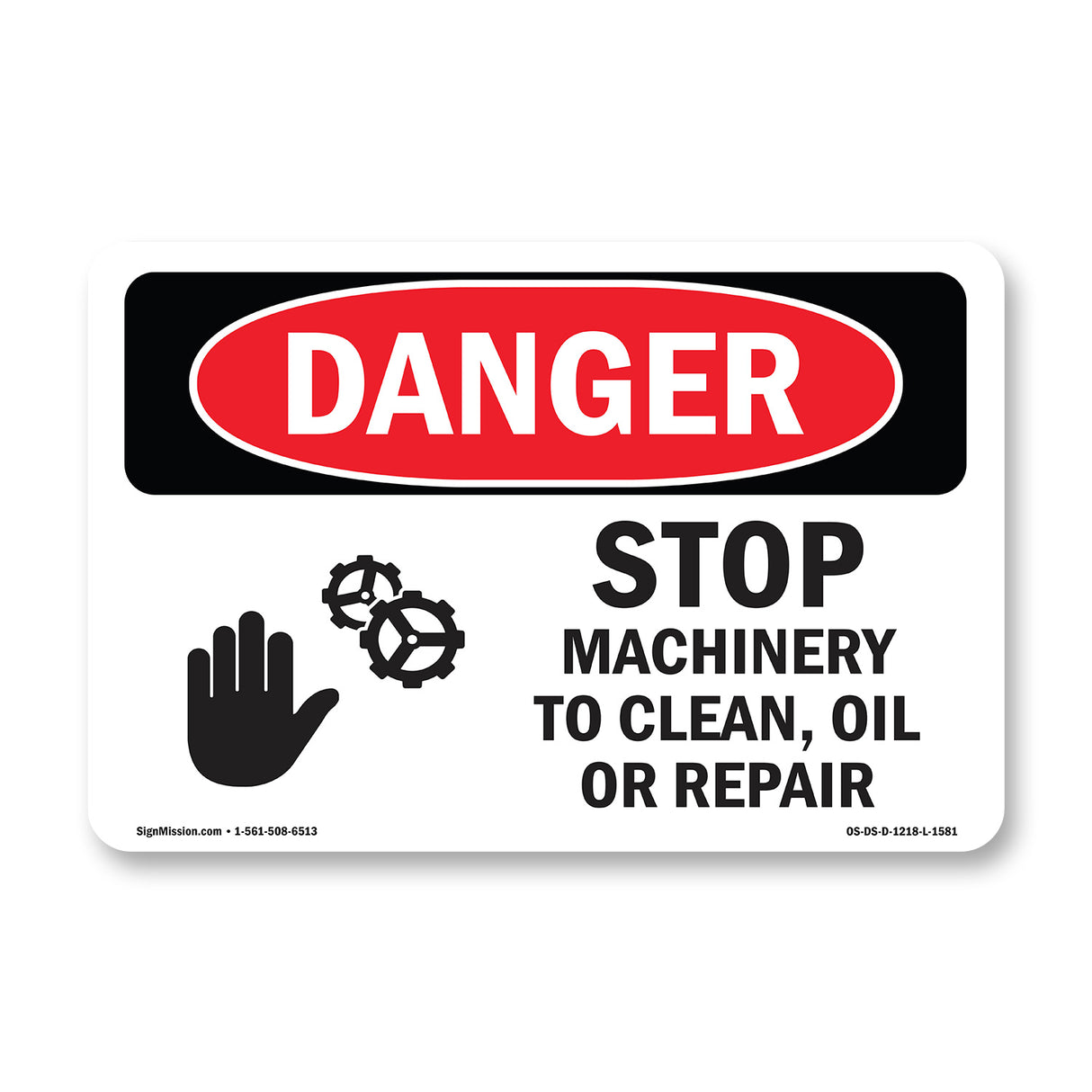 Stop Machinery To Clean  Oil Or Repair