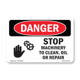 Stop Machinery To Clean  Oil Or Repair