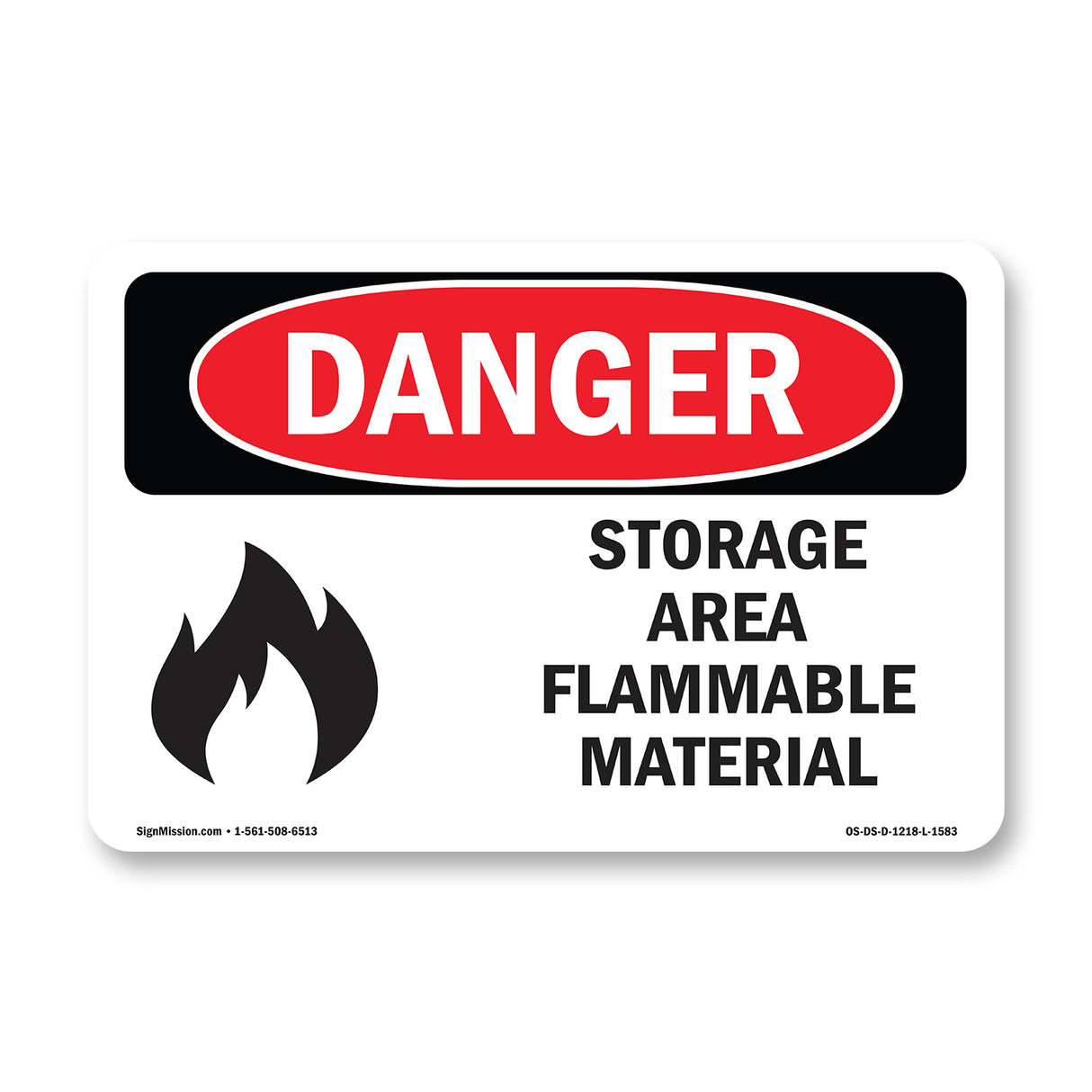 Storage Area Flammable Material