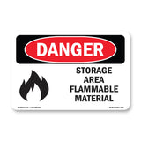Storage Area Flammable Material