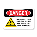 Turn Off Charger Before Disconnecting Cables