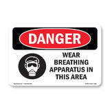 Wear Breathing Apparatus In This Area