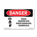 Wear Proper PPE When Handling Chemicals