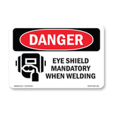 Welding Eye Shield Mandatory When Welding