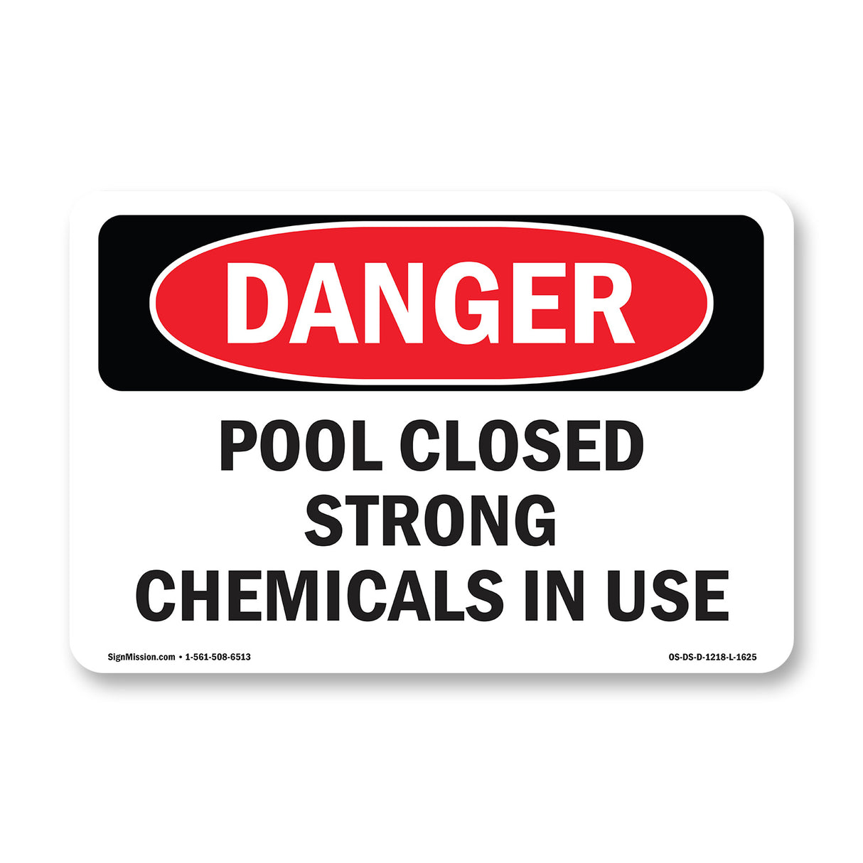 Pool Closed Strong Chemicals In Use