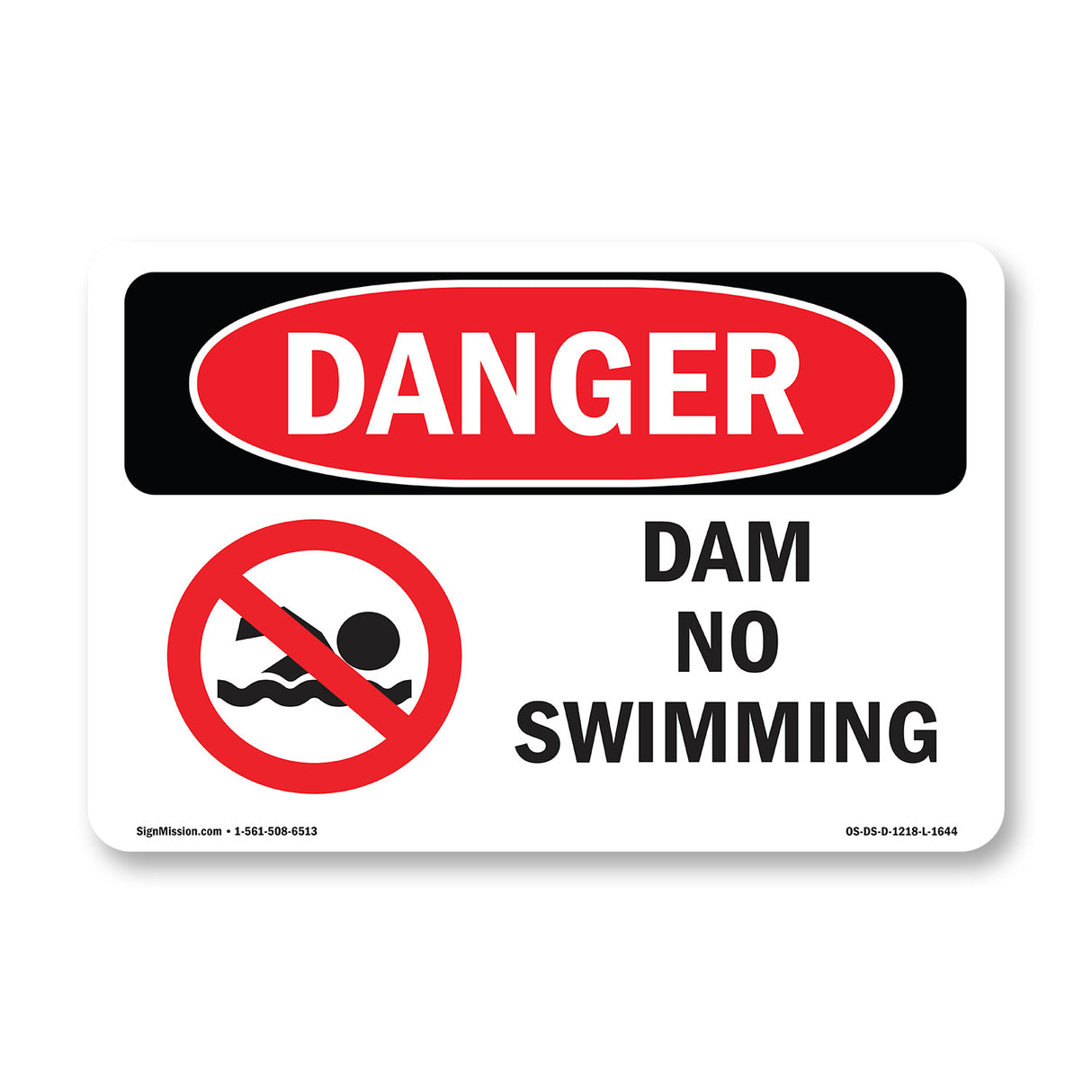 Dam No Swimming