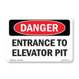 Entrance To Elevator Pit