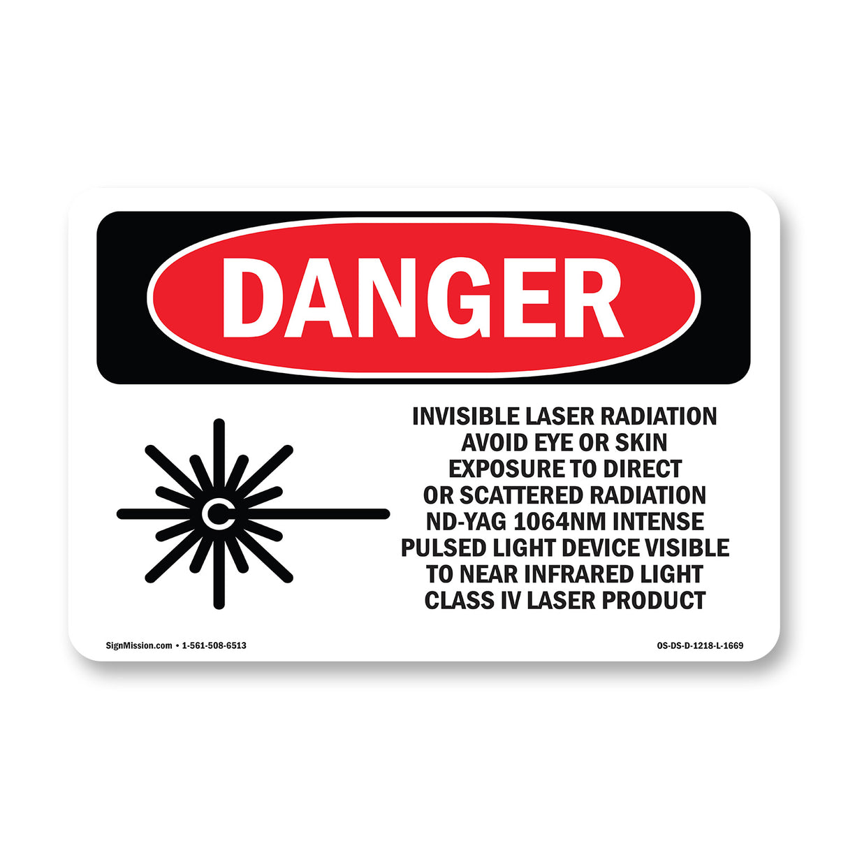 Invisible Laser Radiation Avoid Eye Exposure