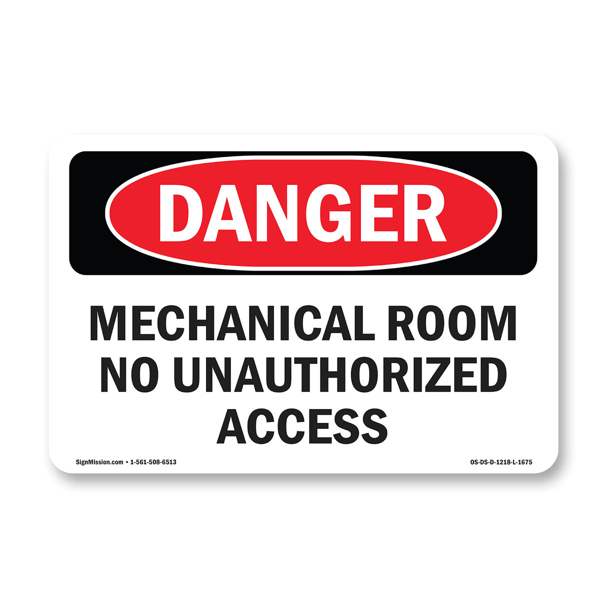 Mechanical Room No Unauthorized Access