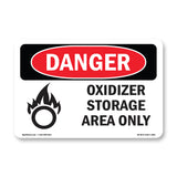 Oxidizer Storage Area Only