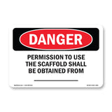Permission To Use The Scaffold Obtained from