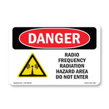 Radio Frequency Radiation Hazard Area