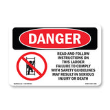 Read And Follow Instructions On This Ladder