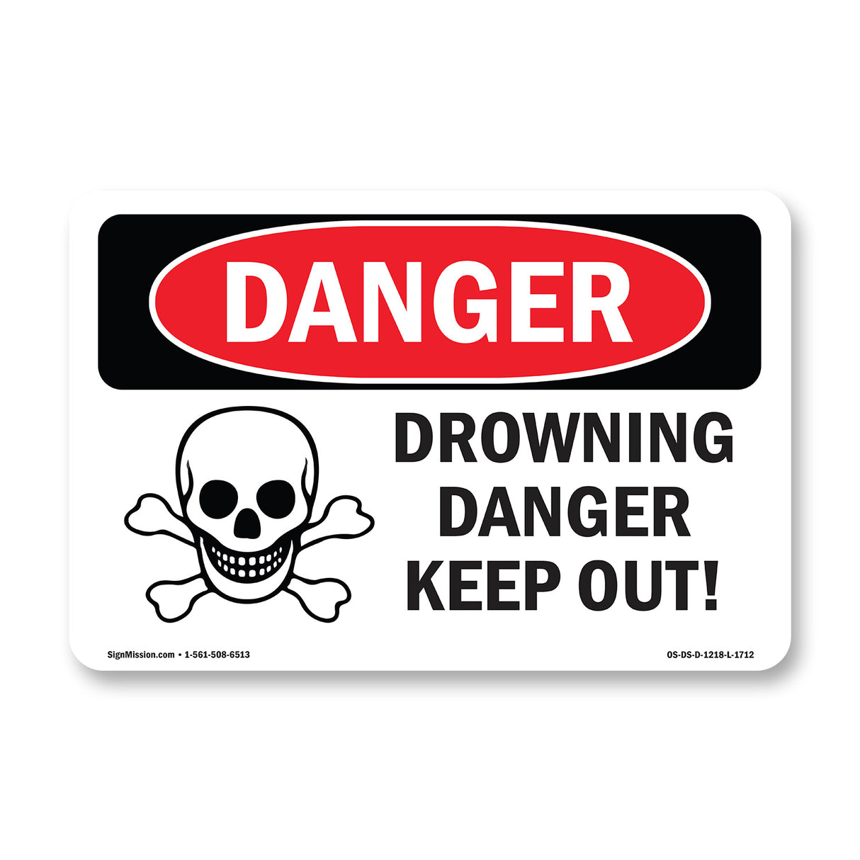 Drowning Danger Keep Out!