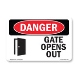 Gate Opens Out