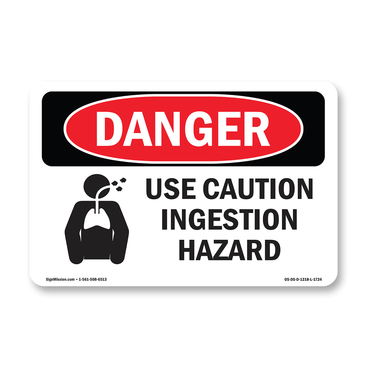 Use Caution Ingestion Hazard