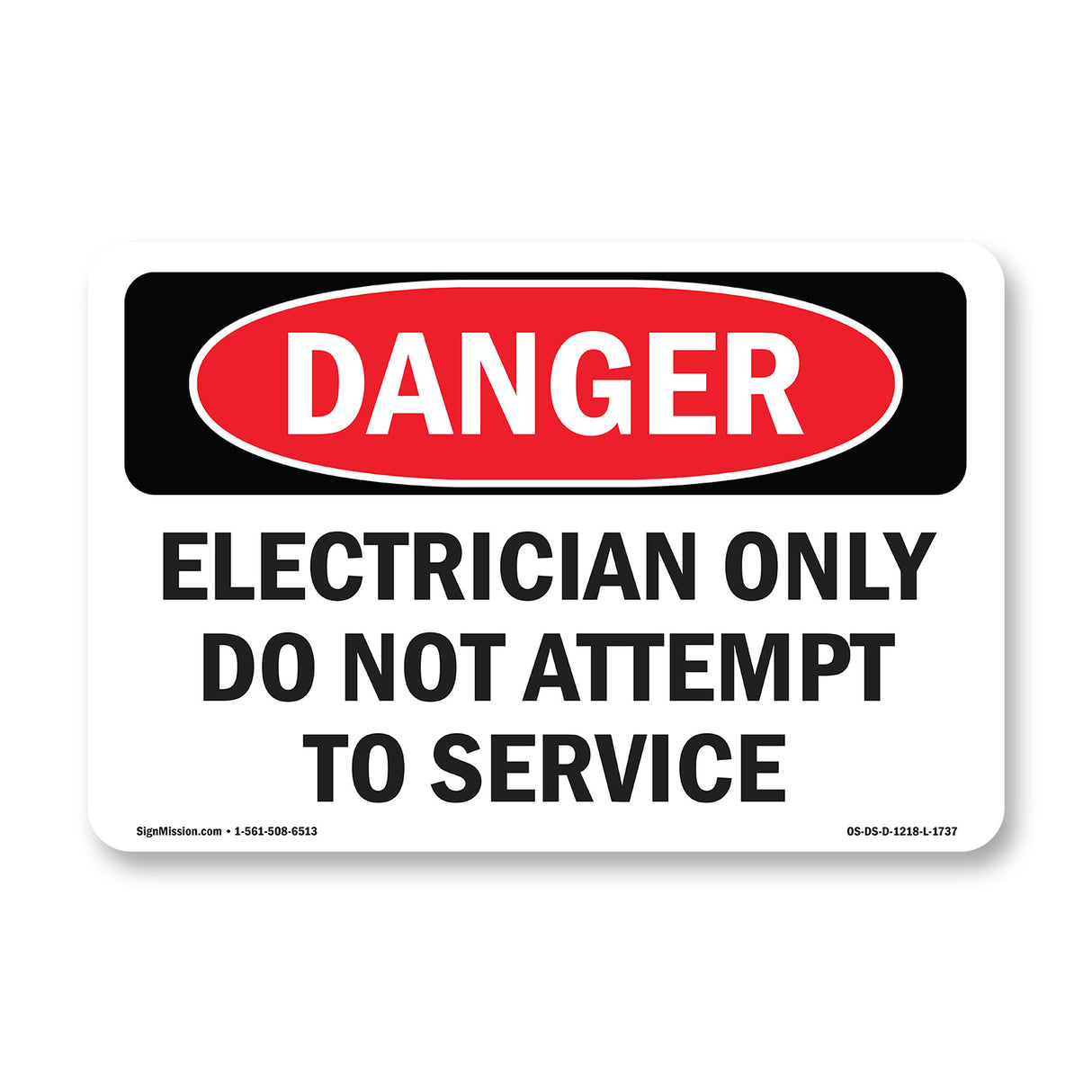 Electrician Only Do Not Attempt To Service