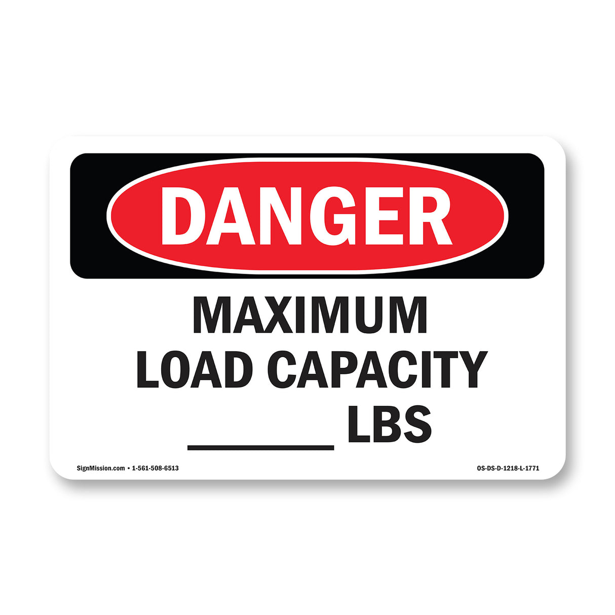Maximum Load Capacity lbs