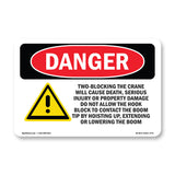 Two-Blocking The Crane Will Cause Death