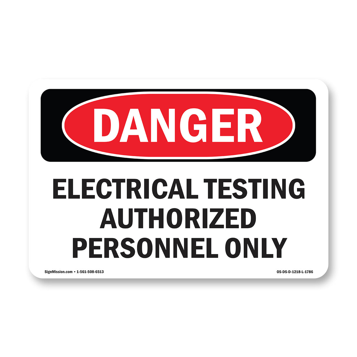 Electrical Testing Authorized Persons Only