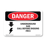 Underground Gas Call Before Digging #811