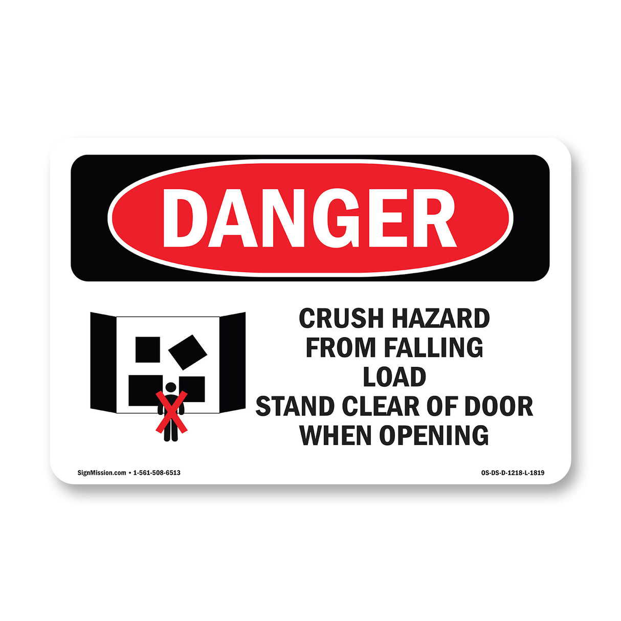 Crush Hazard From Falling Load
