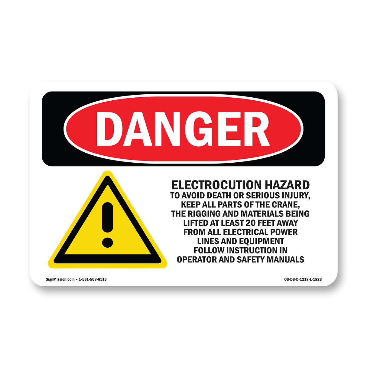 Electrocution Hazard Crane