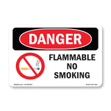 Flammable No Smoking