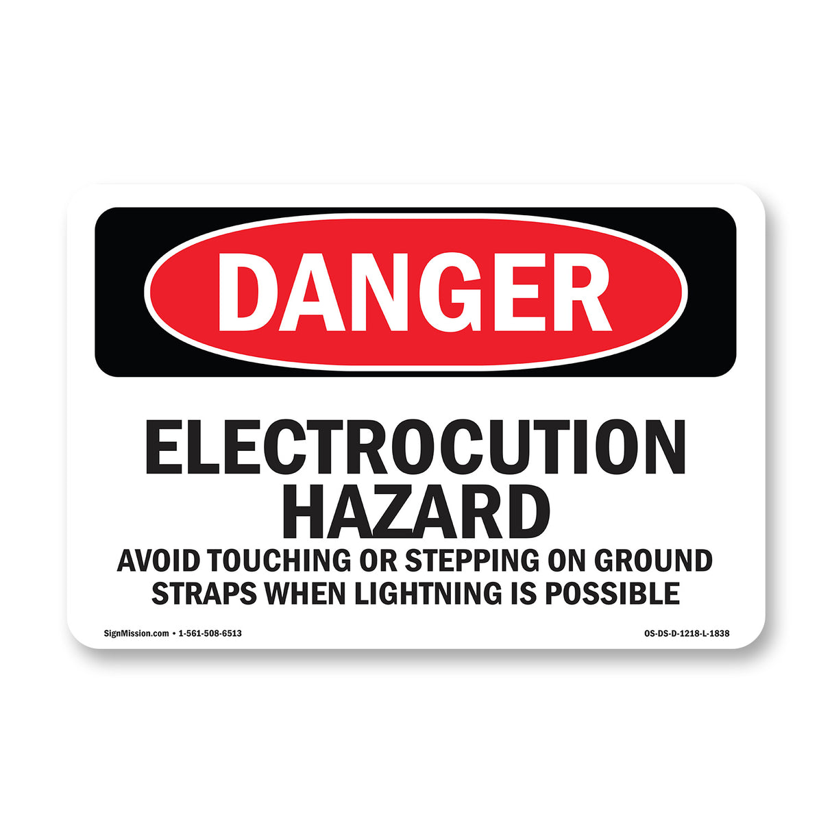 Electrocution Hazard Avoid Touching