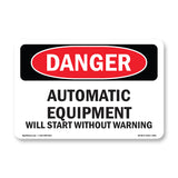 Automatic Equipment Start Without Warning