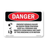 Prevent Serious Injury Pinching