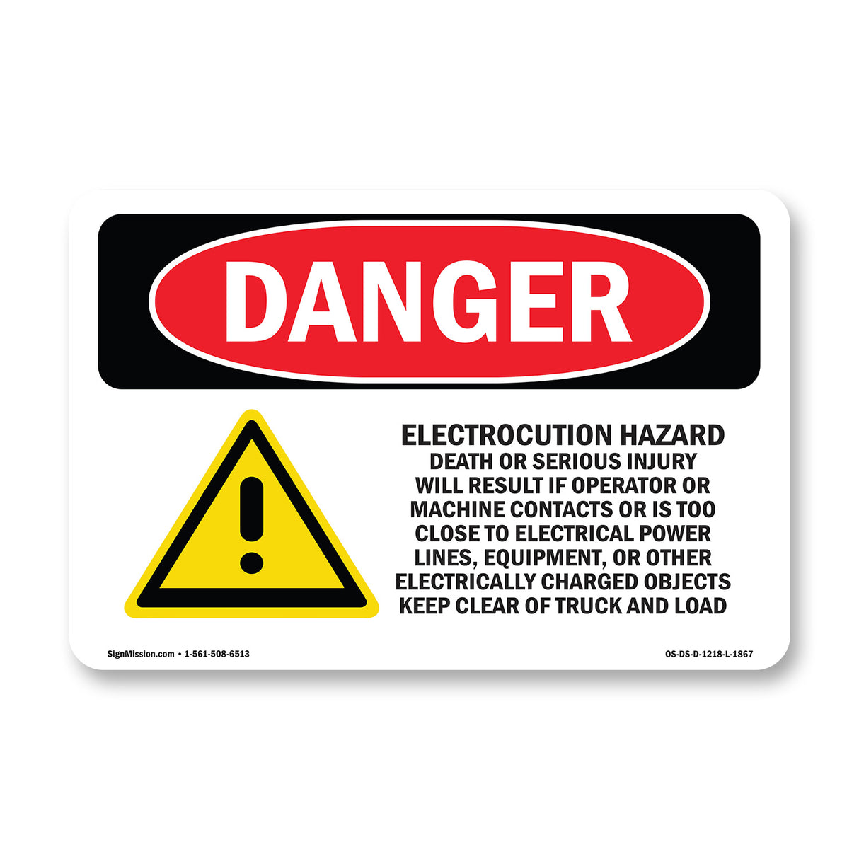 Electrocution Hazard Crane