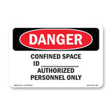 Confined Space ID Authorized Personnel
