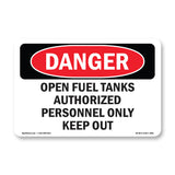 Open Fuel Tanks Authorized Personnel