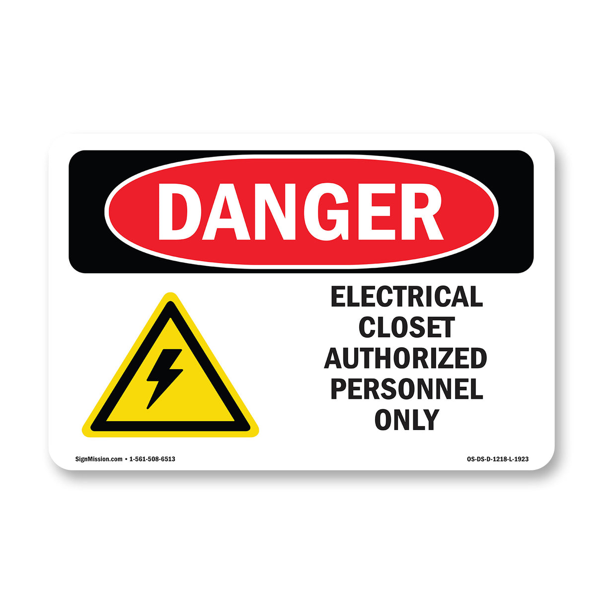 Electrical Closet Authorized