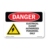 Electrical Closet Authorized