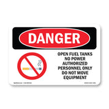 Open Fuel Tanks No Power