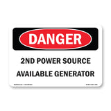 2nd Power Source Available Generator