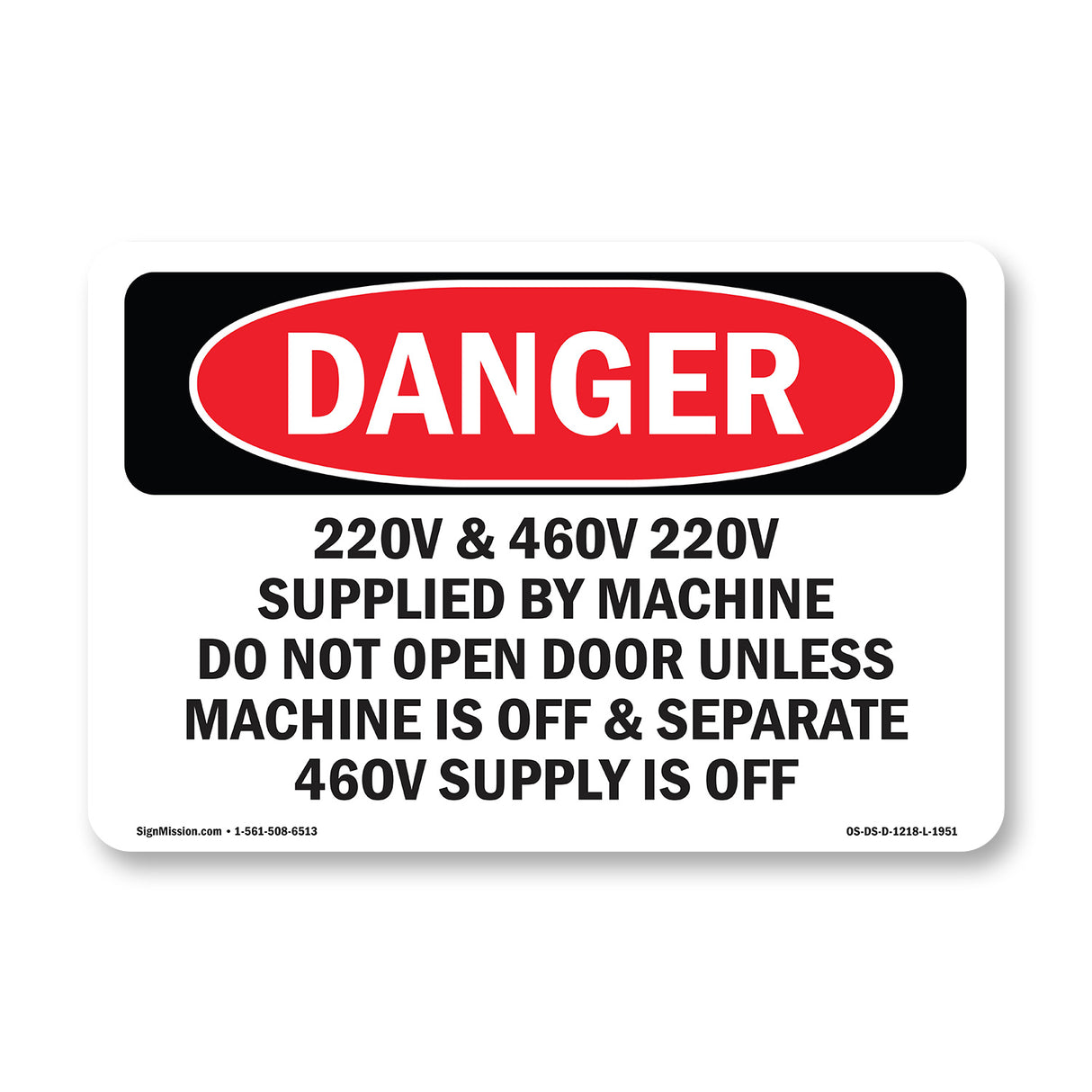 220V And 460V 220V Supplied By Machine Do