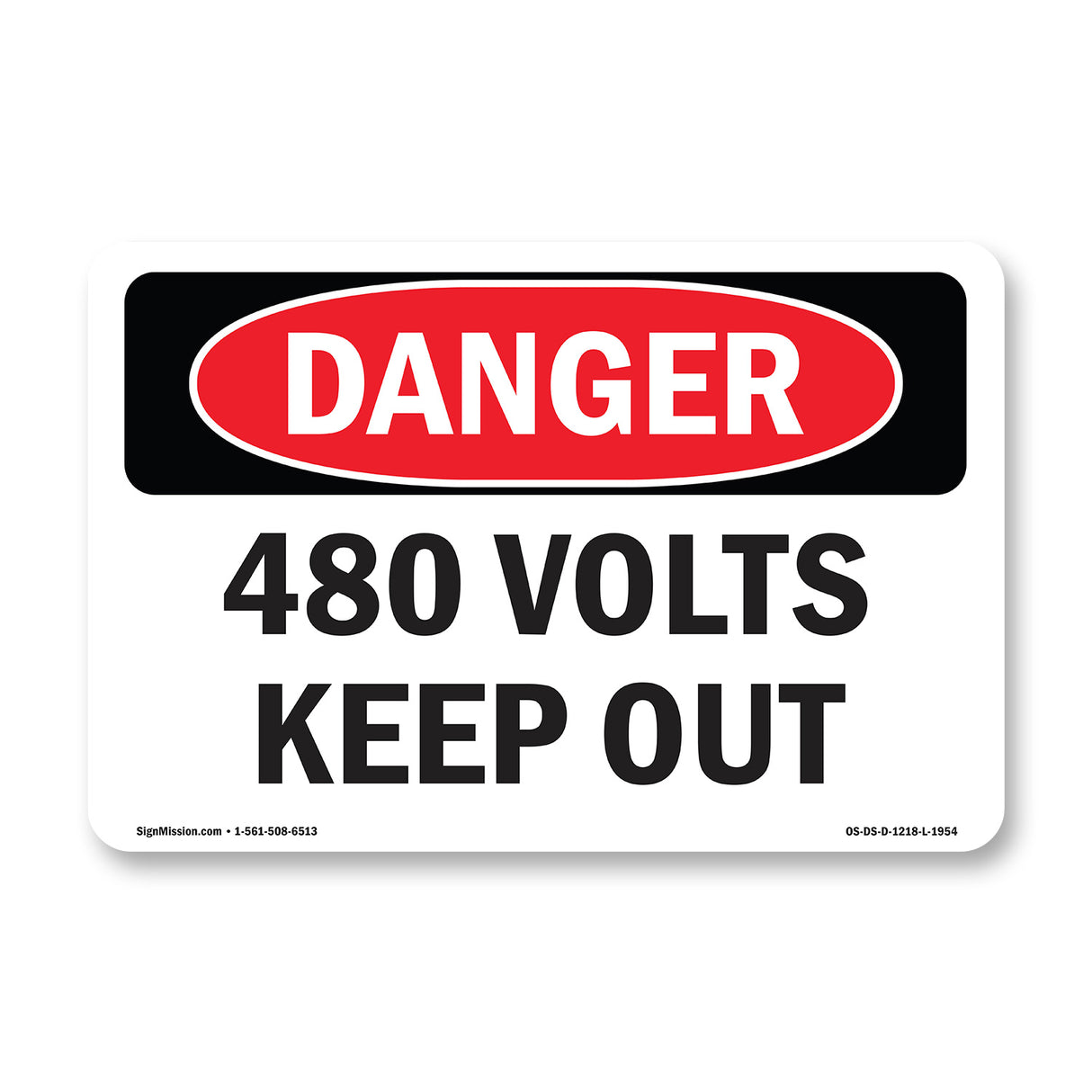 480 Volts Keep Out