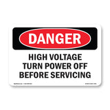 High Voltage Turn Power Off Before