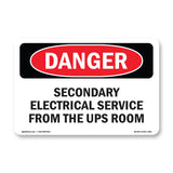 Secondary Electrical Service From The UPS Room